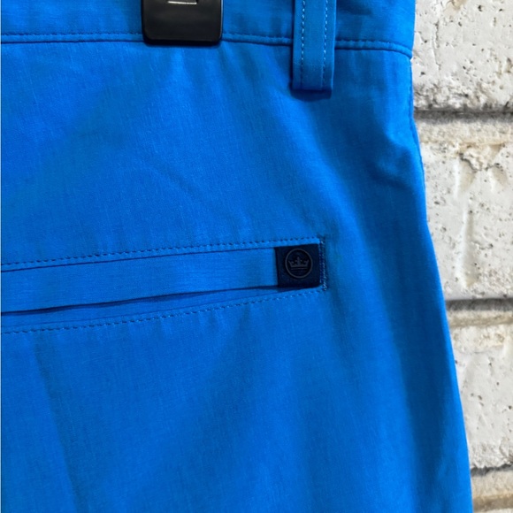 Peter Millar Performance Golf Shorts Men 34 Blue 9" Crown Sport MS23EP01 - Picture 3 of 8